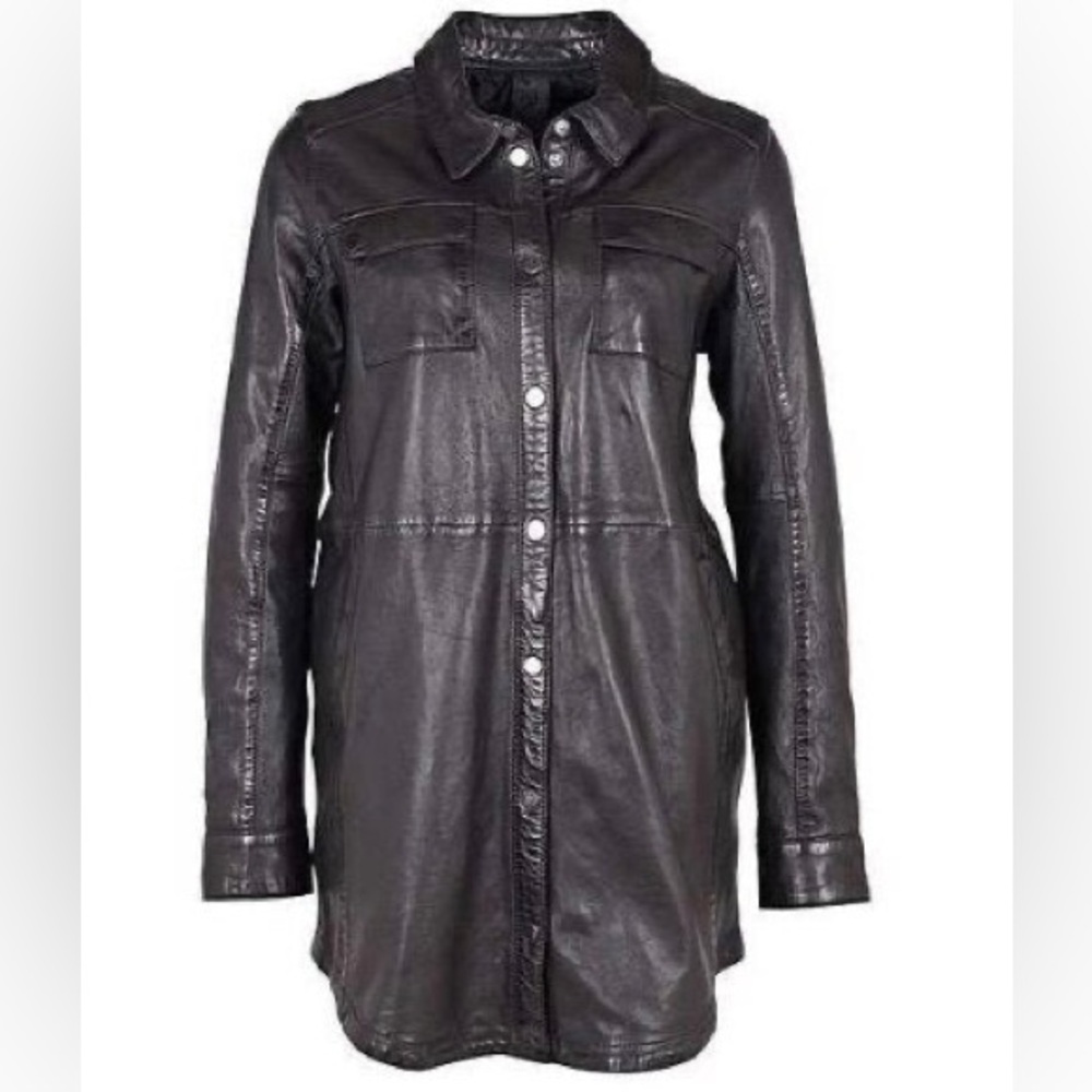 Miha Black Leather Jacket